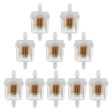 Imagem de AloneGoer Filtro de Combustível Em Linha 1/4" Substituir para Motocicleta Mini Bike Dirt Bike Ciclomotor Atv Scooter Go Kart Motor Pequeno Cortador de Grama Peças de Soprador de Ne