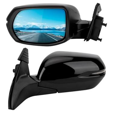 Imagem de LOIYLLEN Substituição do espelho retrovisor esquerdo do lado do motorista para Honda HR-V HRV 2016-2022 - Conjunto de espelhos retrovisores com 6 pinos, ajuste elétrico, luz de seta, aquecimento
