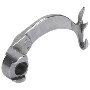 Imagem de Faca superior Lâmina de faca móvel Máquina de costura industrial Fornecimento de corte de aço inoxidável Substituição automática do cortador de linha para máquinas de costura