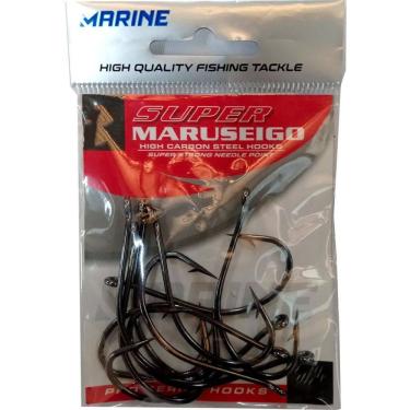 Imagem de Anzol Marine Sports Super Maruseigo 18 Black Nickel 50 Pçs