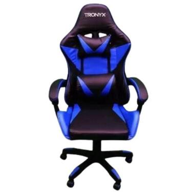 Imagem de Cadeira Gamer Giratória Apoio Lombar Apoio Braço