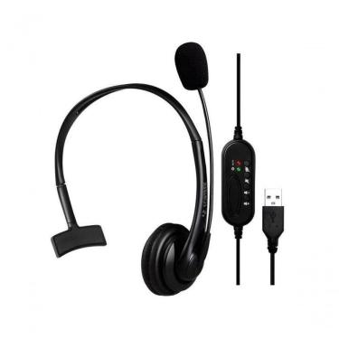 Imagem de Headset Office Fortrek Fk 731a Usb Preto