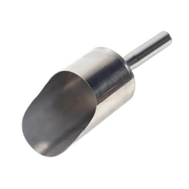 Imagem de Whtkoph Pá de Jardim, Pá Redonda Multiuso com Cabo Removível, Ideal para Cavar Vasos de Flores, Adubo, Chá E Alimentos, 8,5 cm x 15 cm