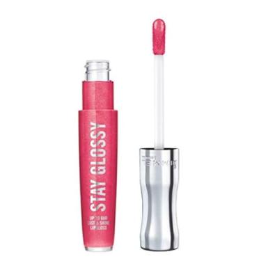 Imagem de Rimmel Brilho labial Stay Glossy – Fórmula não pegajosa e leve para coloração e brilho dos lábios – 300 pronto para inflamar, 530 ml