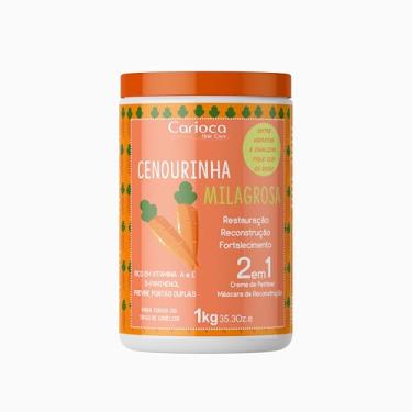 Imagem de Creme De Pentear + Máscara De Reconstrução 2 Em 1 Carioca Hair Cenourinha Milagrosa 1kg
