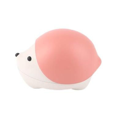 Imagem de Hyzone Linda caixa de absorção magnética de ouriço, joias, armazenamento de objetos pequenos (rosa)