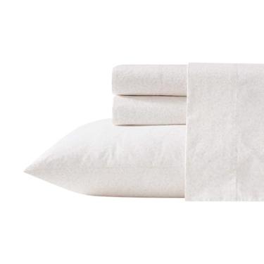 Imagem de Laura Ashley - Jogo de lençol solteiro, lençóis de cama percal de algodão nítido e legal, bolsos profundos, roupa de cama com lençol e fronha combinando (Chelsie Vine Yellow)