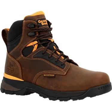 Imagem de Georgia Boot Bota de trabalho masculina impermeável TBD, Marrom, 42