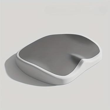 Imagem de Almofada ergonômica para cadeira de escritório de espuma viscoelástica 24 horas, quadril e lombar ajustáveis para casa, carro e escritório