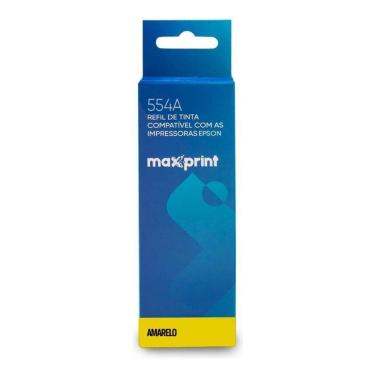 Imagem de Refil de Tinta Amarelo 70ml Maxprint Compatível Epson 544