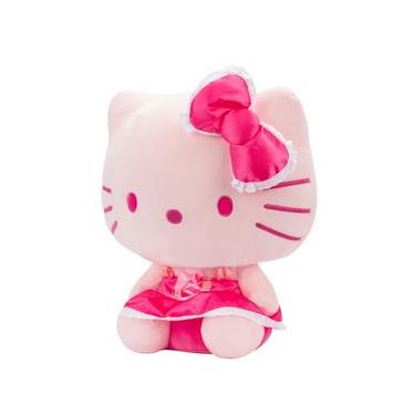 Imagem de Pelúcia Rosa De 30Cm Da Hello Kitty - Hello Kitty E Amigos
