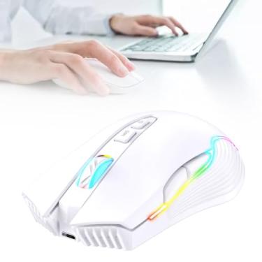 Imagem de SUNGOOYUE Mouse para Jogos Sem Fio Com 5 Níveis de DPI, Bateria Recarregável de 700mAh, Design Ergonômico, Portátil para Jogos Em PC e Laptop (#11)