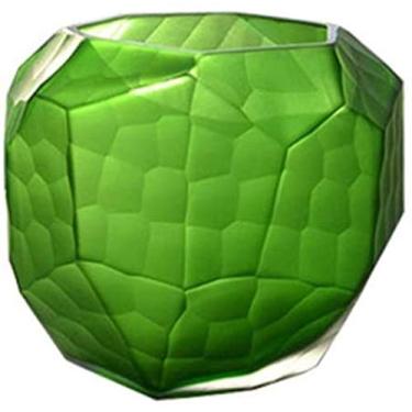 Imagem de YYBOES Vaso de vidro para vasos de flores, estilos de decoração, vasos comuns, formato muito bom, boca de garrafa, vaso resistente, frasco de vidro (cor: azul, tamanho: 8 × 21,5 cm) para peça central