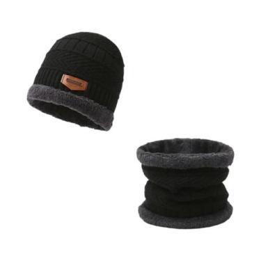 Imagem de Conjunto De Luvas, Gorro E Cachecol Para Inverno Com Tela Sensível Ao 