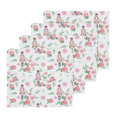 Imagem de Burbuja Pacote com 4 toalhas de banho, algodão premium máxima suavidade e absorção para toalhas de mão e rosto, 30 x 30 cm