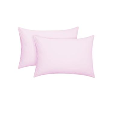 Imagem de Kit 2 Fronhas para Berço Laço Bebê Marshmallow (Rosa)