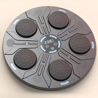 Imagem de Máquina de Boxe Musical Bluetooth com Luvas, Treino de Agilidade e Soco, Fitness Esporte Academia Exercício