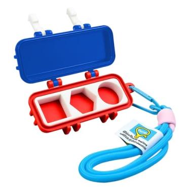 Imagem de KiBcsLic Estojo Organizador Multifuncional para Giz de Sinuca, Ideal para Presentear e Acessório de Bilhar - Leve e Profissional, Vermelho