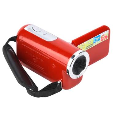 Imagem de Luqeeg Brinquedo de Câmera de Vídeo Digital Infantil Portátil HD Com Tela Colorida de 2 Polegadas para Fotografia e Vídeo, Melhor Presente para Crianças para Ciclismo e Corrida (vermelho)