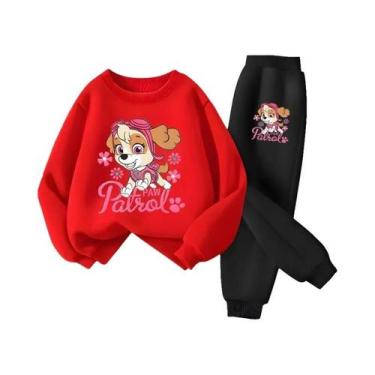 Imagem de Conjunto De Moletom Com Capuz E Calças Para Meninas PAW Patrol, Casual
