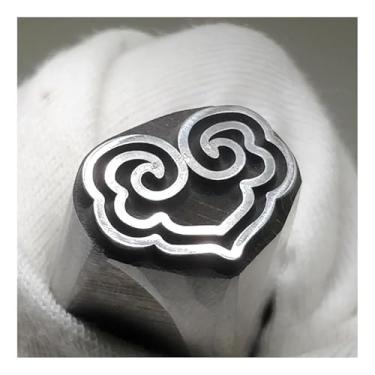 Imagem de Metal stamping Padrão de bloqueio Ruyi faça você mesmo, carimbo aço, design metal, ferramenta, usada para pulseiras, anéis, pingentes, brincos(8x10mm)