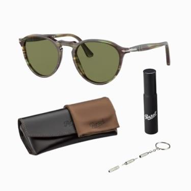Imagem de Persol Óculos de sol PO3286S Phantos Shape com kit oficial de óculos
