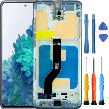 Imagem de Foufinin Substituição de tela para Samsung Galaxy S20 Plus 5G para Samsung S20+ Plus com moldura G985F G985W G985U G986U G986U G986W G986B Display LCD Touch Digitalizador com ferramentas