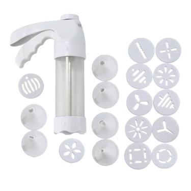 Imagem de Conjunto de Prensa para Biscoitos,Ferramentas De Cozinha Manuais Resistentes,Kit Conjunto Para Pastelaria Com Carimbos - Para Sobremesas Bolos Festas Familiares E Ferramentas De Cozinha