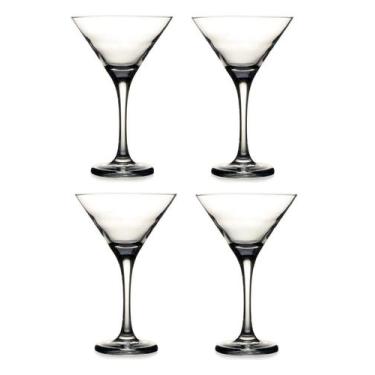 Imagem de Kit 4 Taças Martini Drink Coquetel 100ml Vidro Restaurante - Nadir Fig