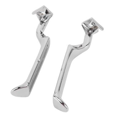 Imagem de Acouto Maçaneta Porta Interna de Substituição Dianteira Esquerda Interna Maçaneta Porta de Metal para Bronco F53 F59 F800 1987 A 1999 Com Acabamento Cromado Compatível Com E7TZ