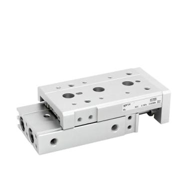 Imagem de MXS20 Series Pneumático Slide Duplo Haste Guia Trilho Cilindro Furo 16 mm Curso 10-150 mm MXS20-30 MXS20-125 -BS, BT (Cor: MXS20-10, Tamanho: -BT)