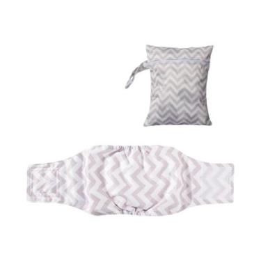 Imagem de Fraldas Para Cães Ajustáveis, Laváveis, Absorventes E Reutilizáveis Pa