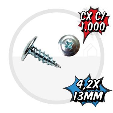 Imagem de Caixa parafuso drywall walsywa lentilha p.agulha 4,2x13 c/1000