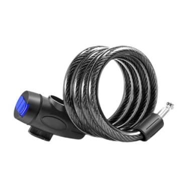 Imagem de UGPLM Cadeado de cabo leve e para ciclismo, ideal para mountain bike, portão e skate.