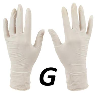 Imagem de Luva Látex Para Procedimento Não Cirúrgico Sem Pó - C/100UN - MEDIX, G