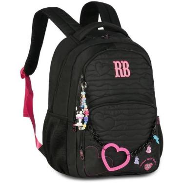 Imagem de Mochila Rebecca Bonbon com Chaveiro 44CM SOFT com Matelassê (sortida)