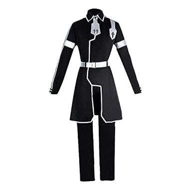 Imagem de CHUANHUA Kirito Kirigaya Kazuto cosplay anime fantasia personalizada masculina (2GG)