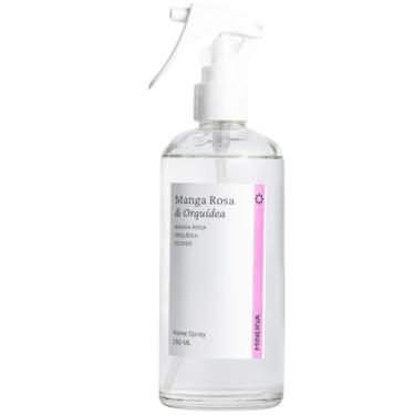 Imagem de MINERVA - Home Spray Aromatizador de Ambiente Água para Lençois Alta Fixação Não Mancha Frasco de Vidro - 250ml (Manga Rosa e Orquidea)