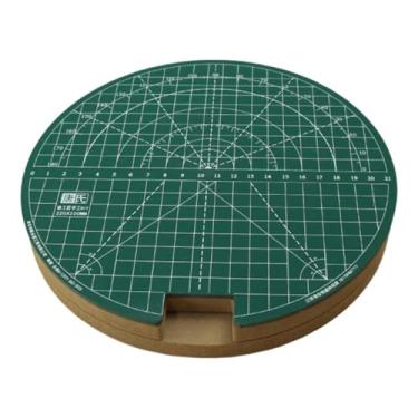 Imagem de Baoblaze de Corte de Borrachas de Tênis de Mesa com Acessórios e Base de Corte Redonda Profissional para Projetos de Hobbies, Rotativo de 29 Mm