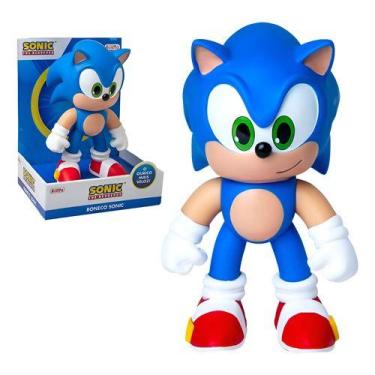 Imagem de Boneco Sonic Ouriço Mais Veloz Articulado Em Vinil Original - Novabrin
