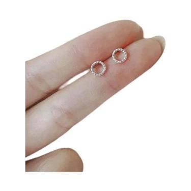 Imagem de Brincos De Coração E Estrela Mini Hipoalergênicos Para Mulheres, Joias