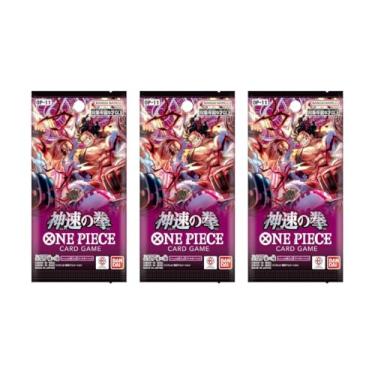 Imagem de One Piece Card Game Fist of God Speed (OP-11) Booster Pack (Japanese) - 3 Packs - 18 Cards