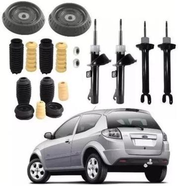 Imagem de 4 Amortecedor+ 4 Kit Com Coxins Ford Ka