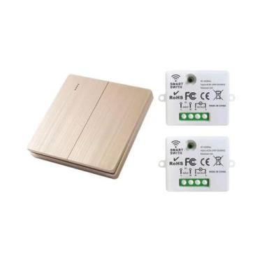 Imagem de Controle Remoto Sem Fio Inteligente RF 433Mhz Para Painel De Parede, M