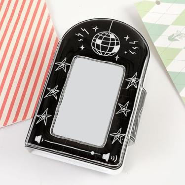 Imagem de Álbum de fotos fofo de 7,6 cm, porta-cartões de fotos, fichário, coleção de livros, 32 bolsos, álbum de fotos, estojo de armazenamento