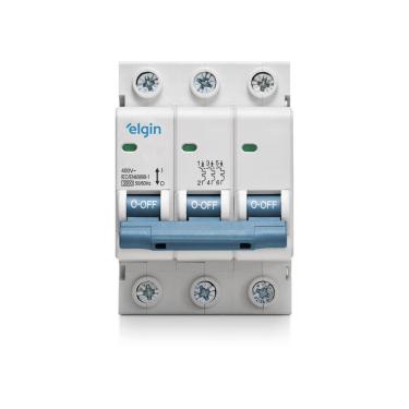 Imagem de Mini Disjuntor 6KA MCB DP6-3C100 Tripolar 100A - 3 Polos Bivolt