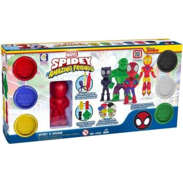 Imagem de Brinquedo com Massinha Spidey e Amigos Cotiplas 2700 - Cotiplás