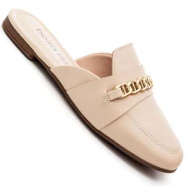 Imagem de Sapato Mule Beira Rio 4323.108 Feminino, Creme, 37