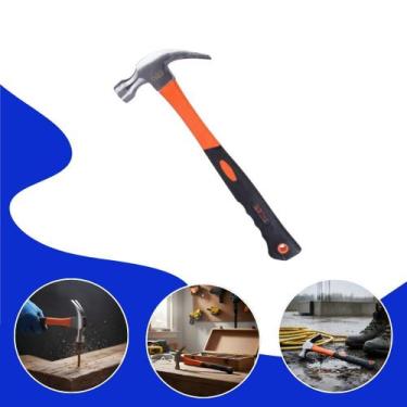 Imagem de Martelo Unha 27mm Cabo Profissional Emborrachado Ergonômico Aço Forjad