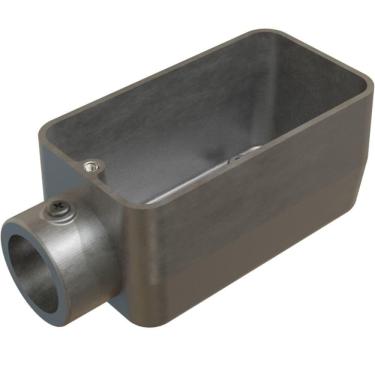 Imagem de Caixa de Derivação Fixa Conduletzel Sem Pintura Tipo E de 1-2 Sem Tampa E012030026 Wetzel Caixa